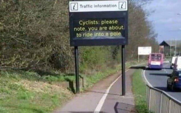 Teaching Those Helmet-Less Riders a Lesson