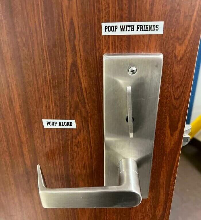 This Workplace Bathroom Unleashes Laughter