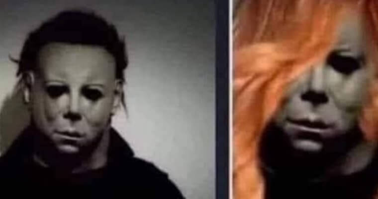 Michael Myers With a Wig Turns Into Mariah Carey