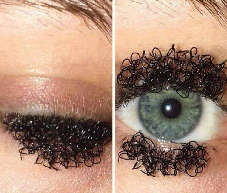 It'd Be a Scary World if People With Curly Hair Also Had Curly Eyelashes
