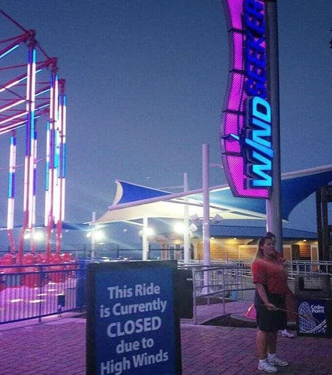 The Wind Speeder Ride Got Intimidated