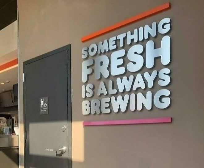 They Should've Placed That Sign a Bit Further From the Restroom