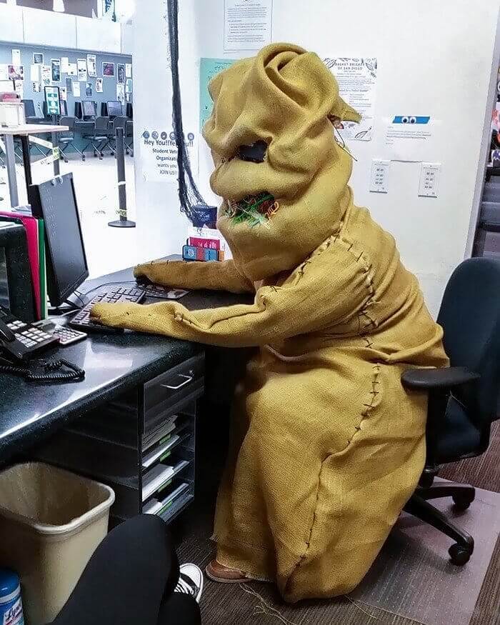 A Spooky Spin to a Casual Friday Attire